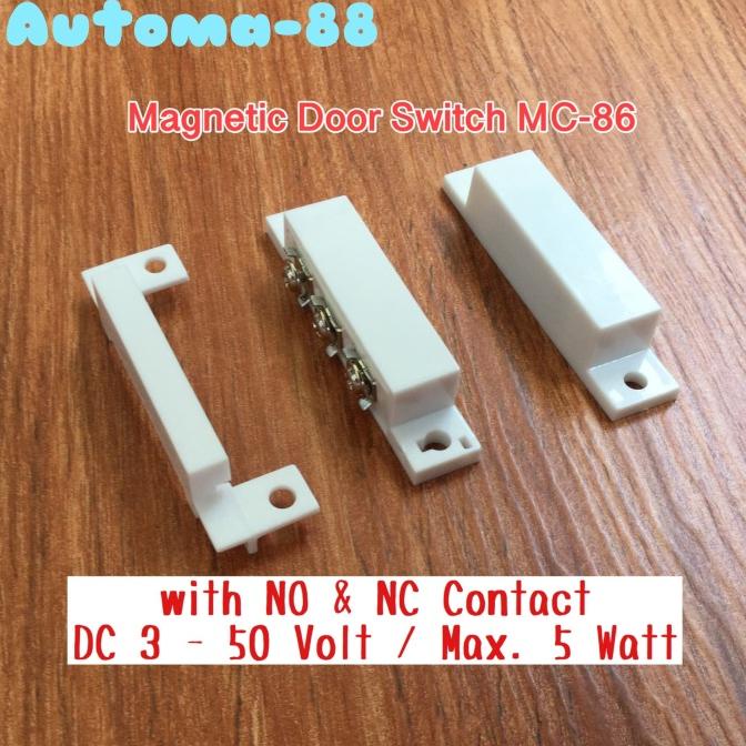 Jual 3P NO NC COM Limit Switch Sensor Pintu Saklar Magnetic door sensor ...