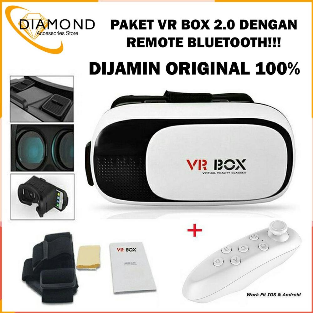 Jual HARI INI [PAKET REMOT] ORIGINAL VIRTUAL REALITY FOR SMARTPHONE ...
