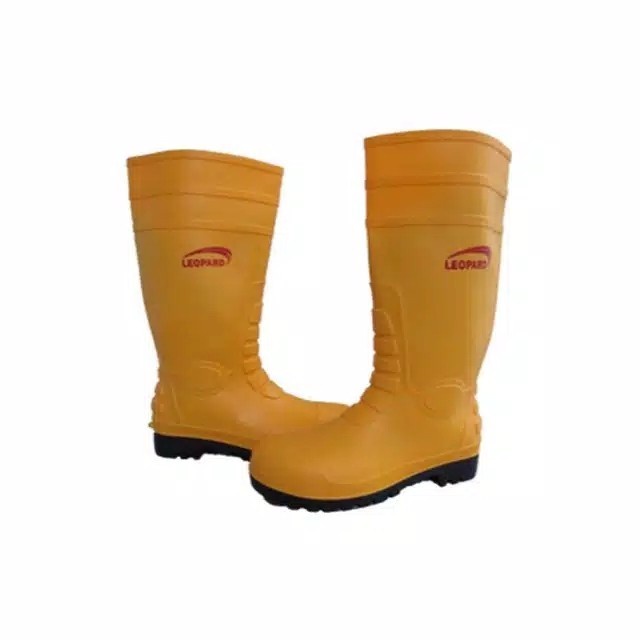 Jual Terlaris Sepatu Boots Boot Bot Kuning Safety Ujung Besi Promo ...