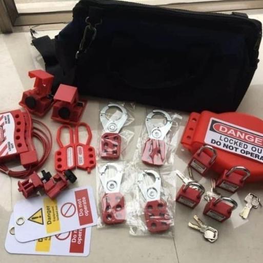 Jual ```````] OSHA Lockout TAGOUT Electrical KIT | Shopee Indonesia