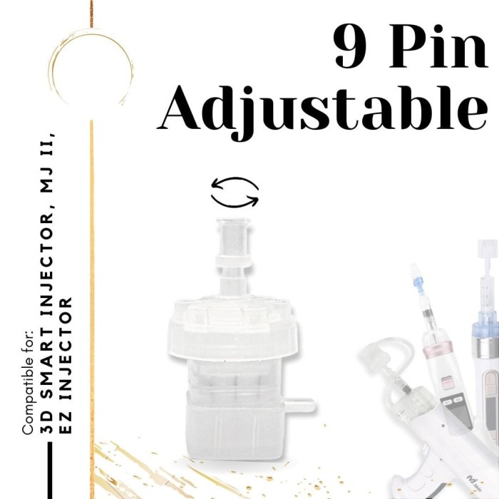 Jual jarum 9 pin ez injector mj II 3D INJECTOR ADJUST 0.1 MM SD 4.0 MM