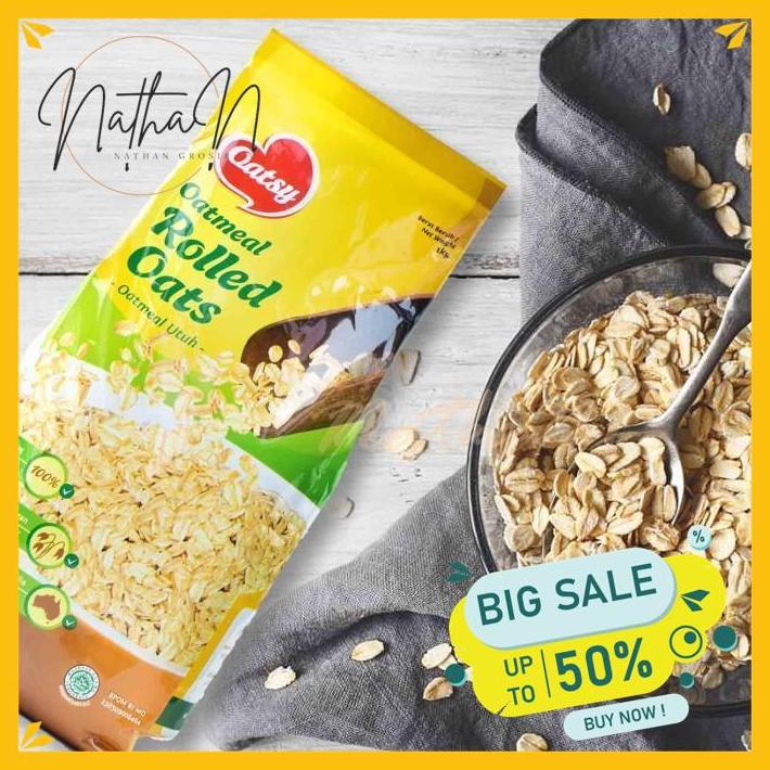 Jual OATSY OATMEAL ROLLED OATS 1 KG KUALITAS TERBAIK | Shopee Indonesia