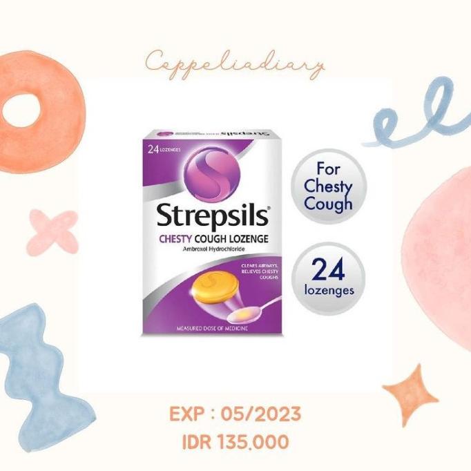 Jual Strepsils Chesty Cough Lozenges Singapore Permen Batuk Kering