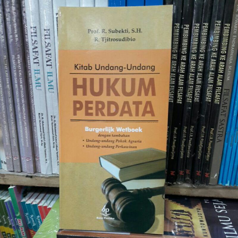 Jual Kitab Undang Undang Hukum Perdata Burgerlijk Wetboek Shopee