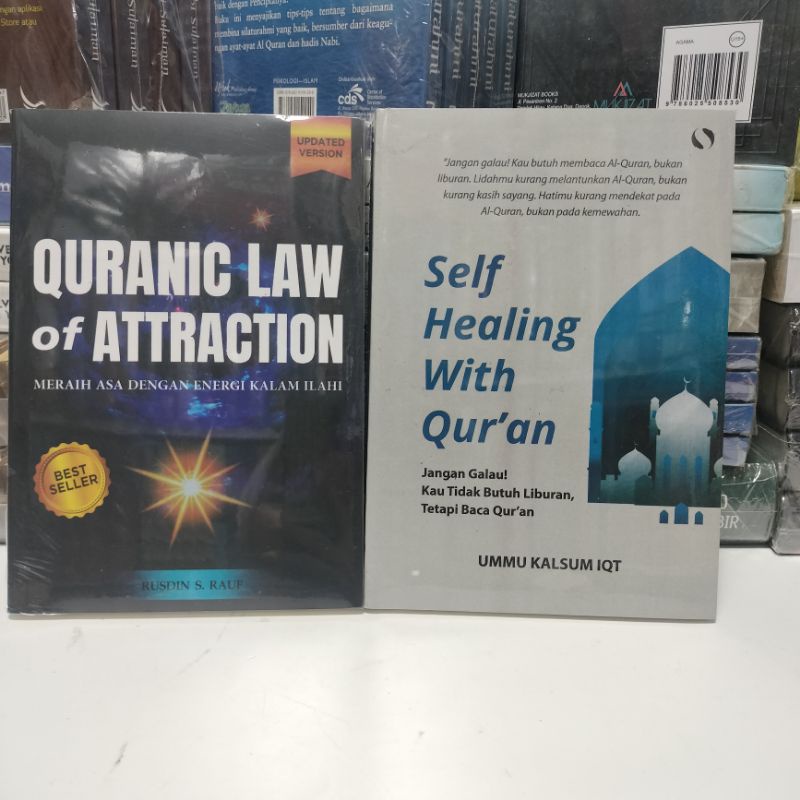 Jual Paket 2 buku quranic law of attraction, dan self healing with