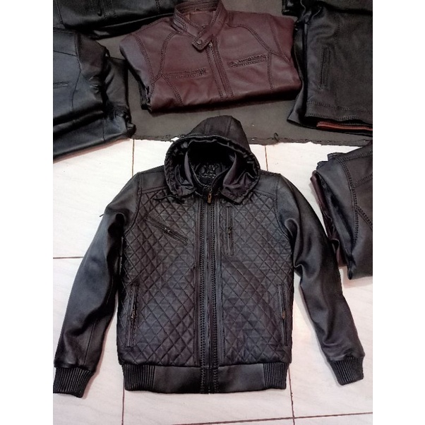 jaket kulit kupluk