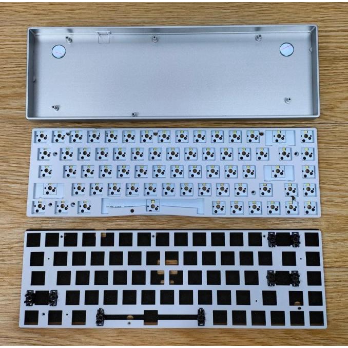 Jual Kt68L Cnc Aluminum Alloy Case Mechanical Keyboard ( Barebone Kit