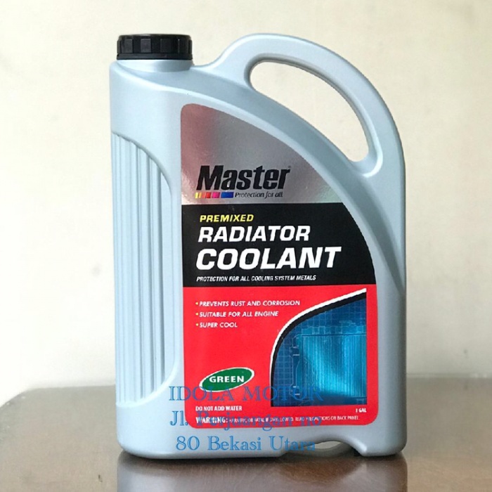 Jual Master Air Radiator Coolant Green Isi 4 Liter | Shopee Indonesia