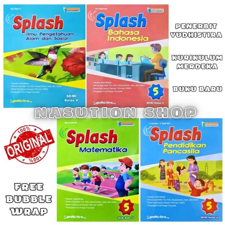 Jual Miliki Segera Buku Splash Kelas 5 SD/MI Penerbit Yudhistira ...