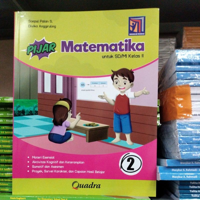 Jual Pijar Matematika Kelas 2 Sd Penerbit Quadra Kurikulum Merdeka Shopee Indonesia 9927