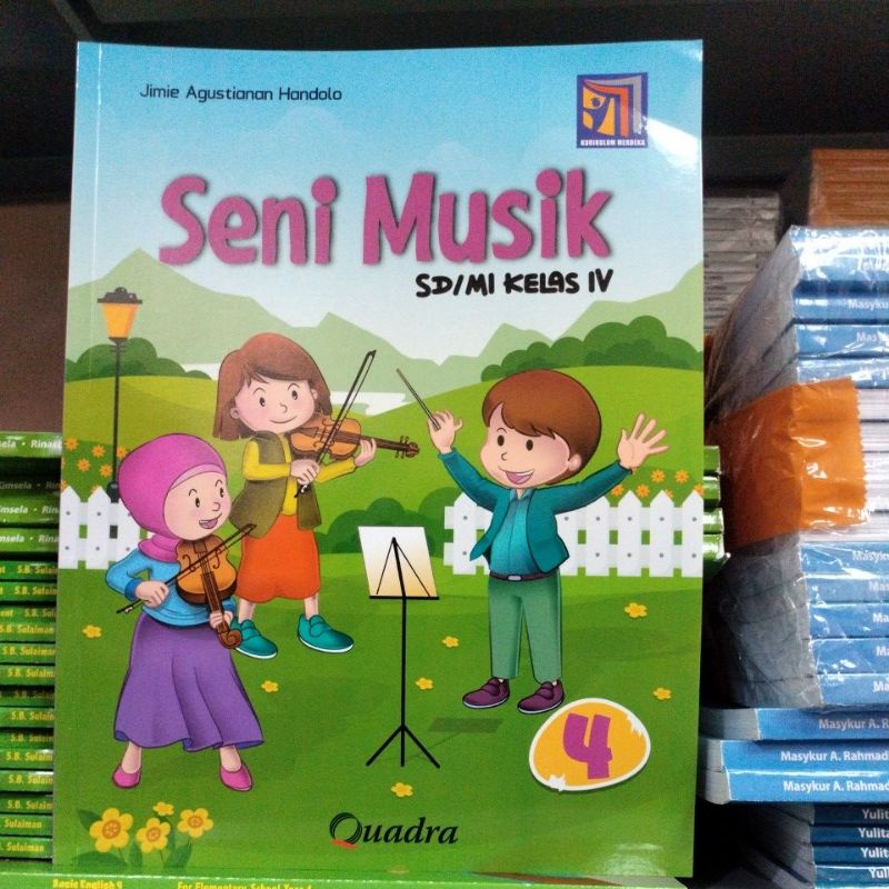 Jual Seni Musik Kelas 4 SD Penerbit Quadra Kurikulum Merdeka | Shopee ...