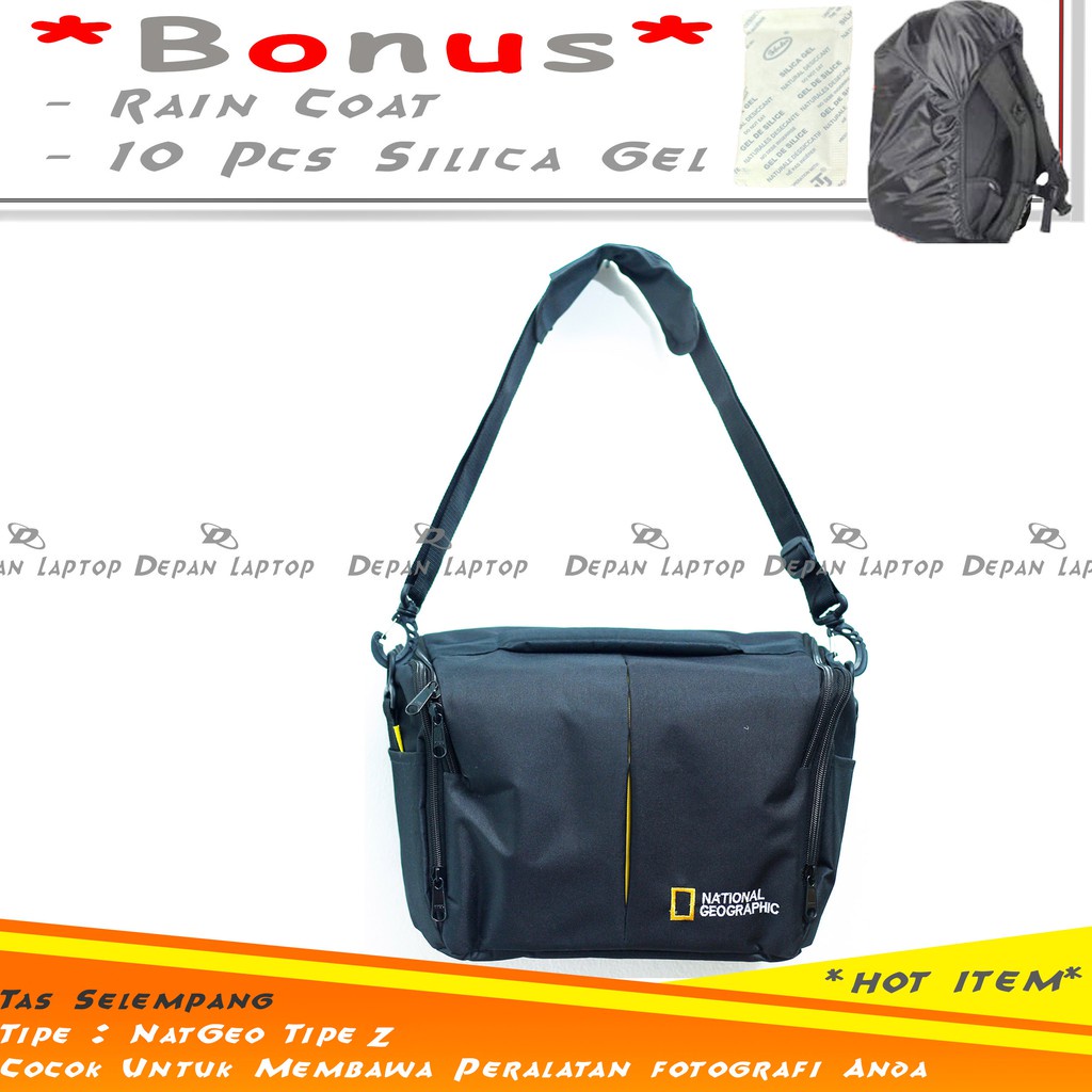 Jual Tas Selempang National Geographic Hitam Dslr Less Bagus Kode Z ...