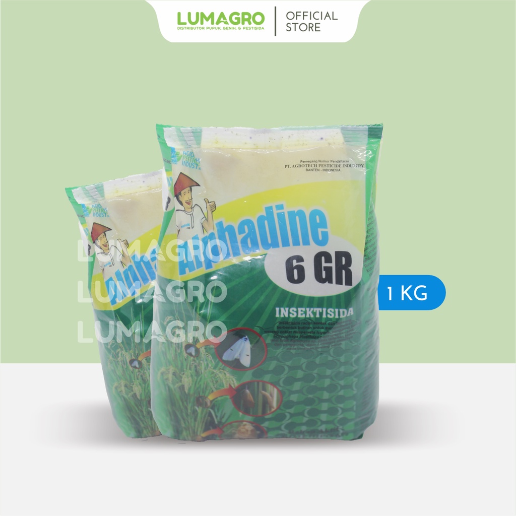 Jual Insektisida Alphadine 6GR 1kg Dimehipo Pengendali Hama Wereng ...