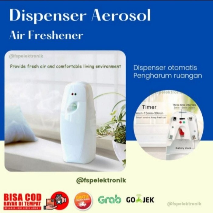 Jual DISPENSER AEROSOL Pengharum Ruangan Otomatis Shopee Indonesia