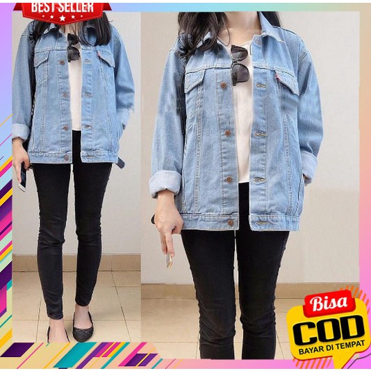 Jual Jaket Jeans Mewah Premium Jakket Kapel Sweater Jumbo Jakeet Lepiss ...