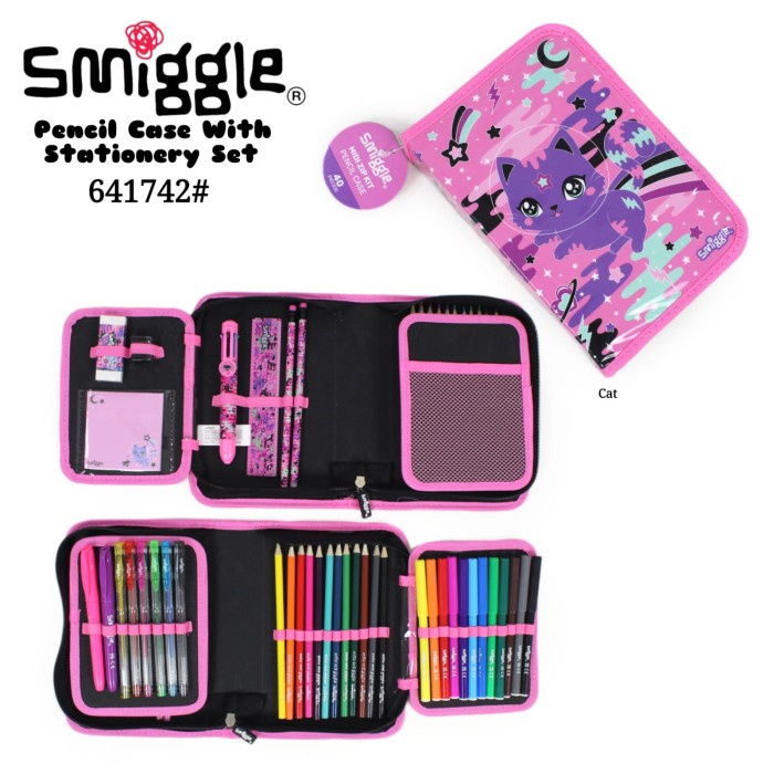 SMIGGLE STATIONERY KIT PENCIL CASE GIFT PACK SET