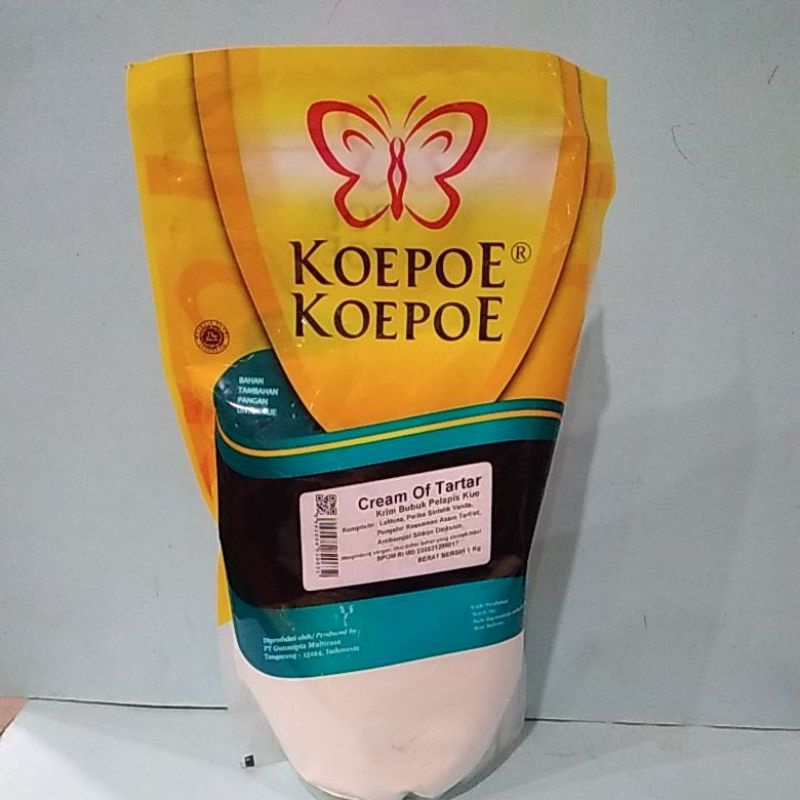 Jual KOEPOE KOEPOE CREAM OF TARTAR 1 KG Shopee Indonesia