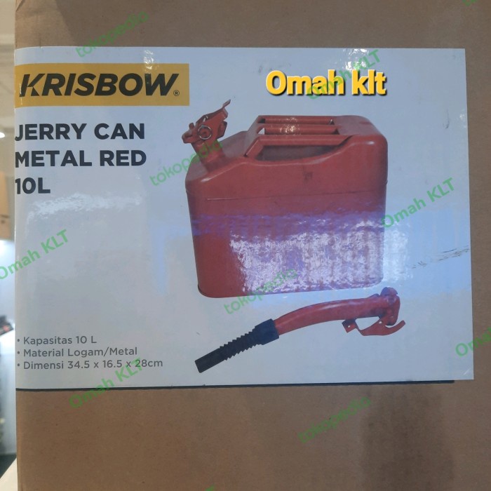 Jual Jurigen Jerigen Besi Metal 10 Liter Jeriken Bahan Bakar Shopee Indonesia 5959