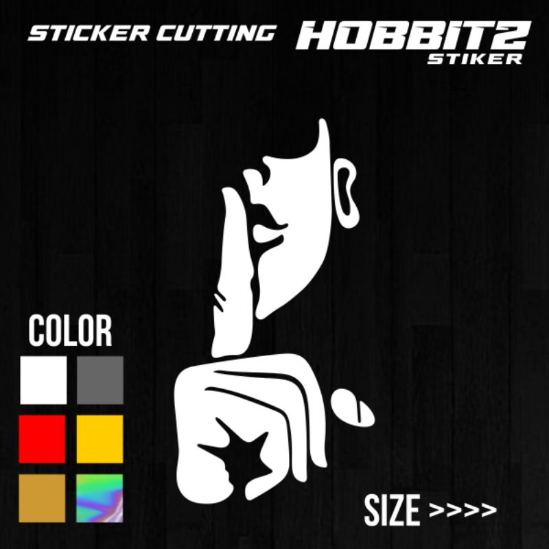 Jual STICKER CUTTING SHUT UP STIKER REFLEKTIVE HOLOGRAM VARIASI MOBIL ...