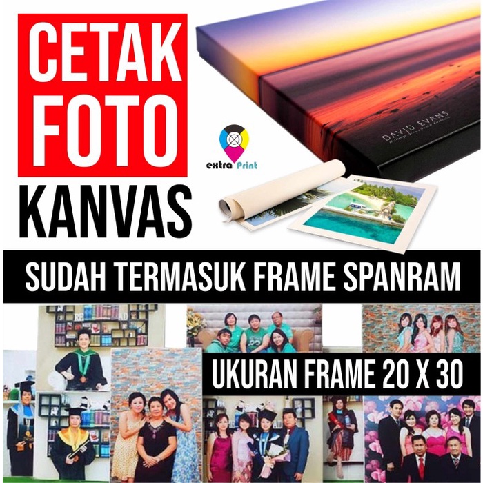 Jual Cetak Foto Kanvas Canvas Photo Print Shopee Indonesia