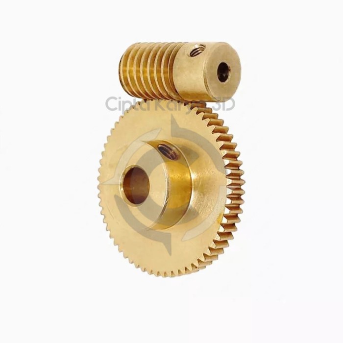 RS PRO | RS PRO Bronze 0.8 Module Worm Wheel Gear 20 Tooth12mm Hub Dia
