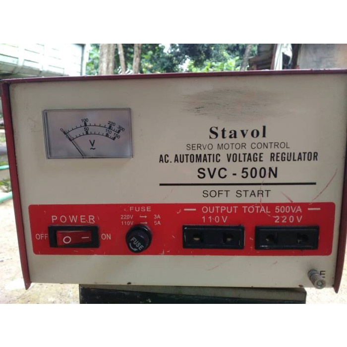 Jual Yuk Order!!! Volt Stabilizer Servo Motor Stavolt 500Va Svc-500N ...