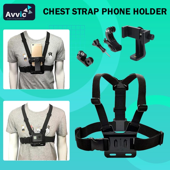 Jual Chest Strap Phone Holder Handphone Tali Dada Hp Camera Mount Body