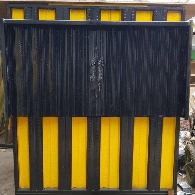 Jual Booth Kontainer 2X1X2 Spek Jendela Kaca + Folding Gate Shopee