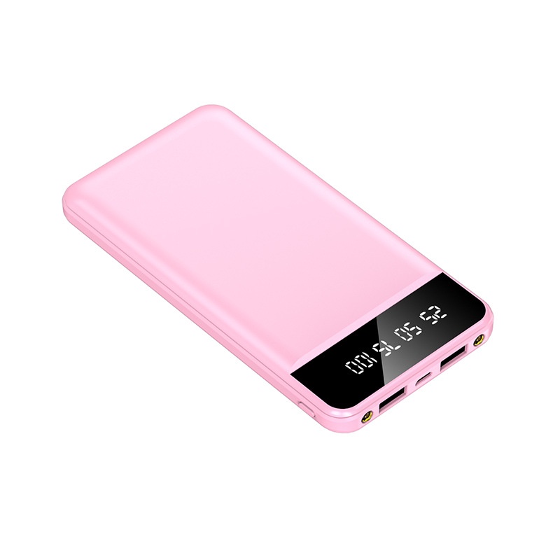 Power Bank Fast Charging Portable Charger 10000mAh Dual USB LED Display  Flashlight Kompatibel untuk Xiaomi Samsung Galaxy OPPO Vivo