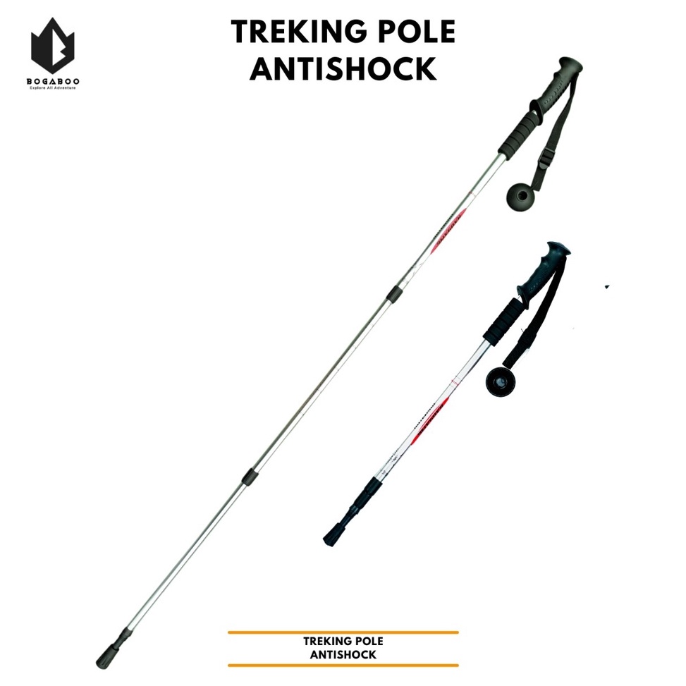 Jual Trekking pole Antishock 135 cm Tongkat Pendaki Tongkat Gunung