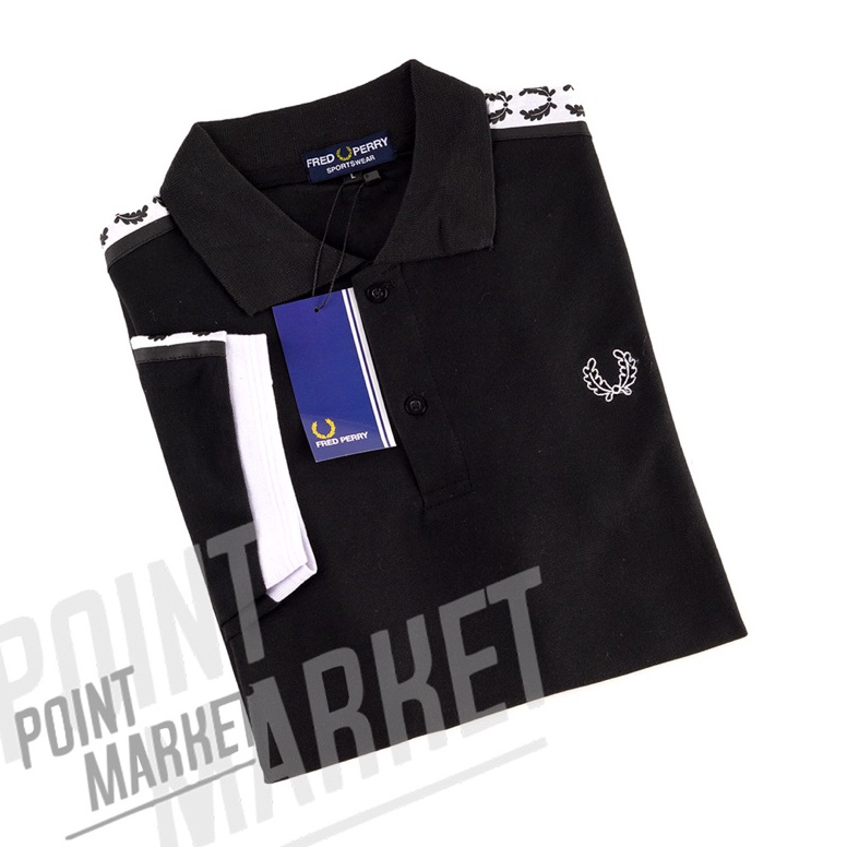 Jual SLKJ74 Baju Kaos Polo Shirt Fred Pery Taped Casual Hype Point