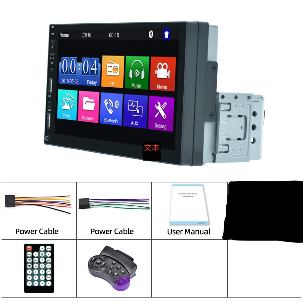Jual ESSGOO Head Unit 7 inci Single din Carpaly Android Auto Bluetooth ...