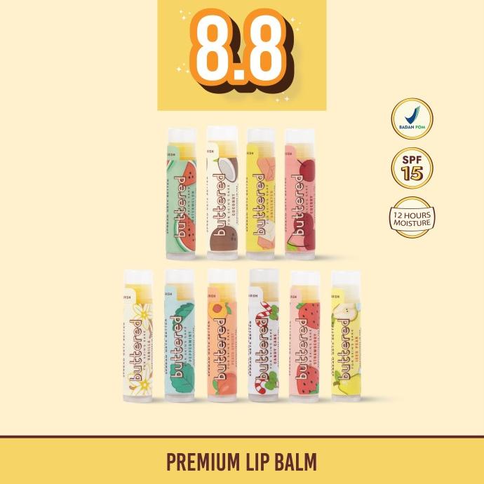 Jual Buttered Premium Lip Balm Spf 15 Terbaik Shopee Indonesia