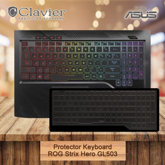 Jual Keyboard Protector Cover Asus ROG Strix Hero GL503GE GL503VM ...