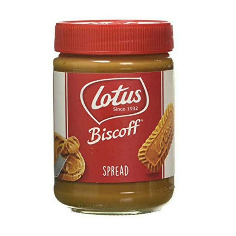 Jual Lotus Biscoff Spread Crunchy Selai 380 Gram / Smooth 400 Gram ...