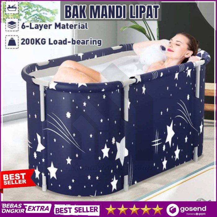 Jual BAK MANDI LIPAT DEWASA PORTABLE BESAR SPA KOLAM BASKOM BATHUP