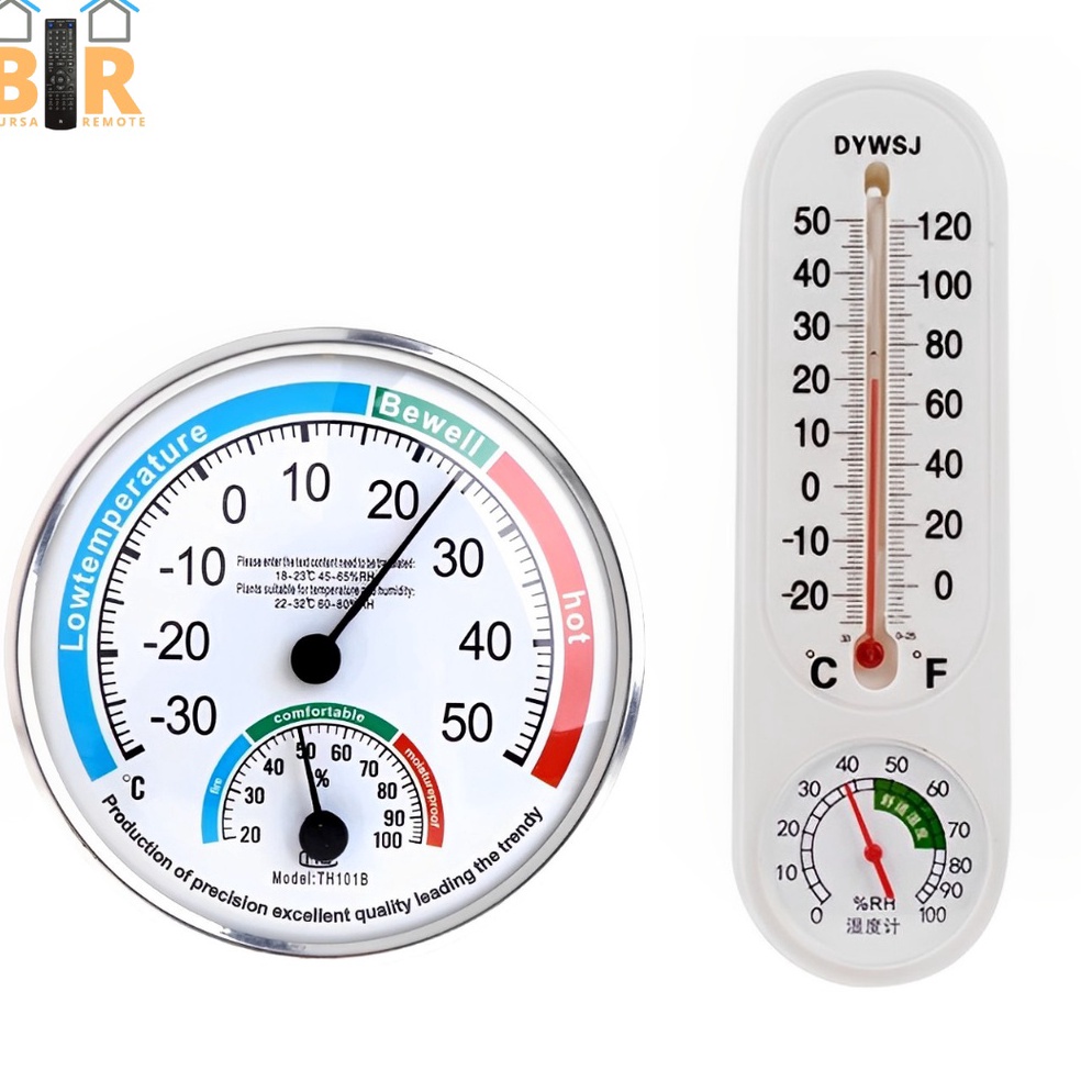 Jual iegh -30 Wall Thermometer Alat Pengukur Pengatur Suhu Kelembaban ...