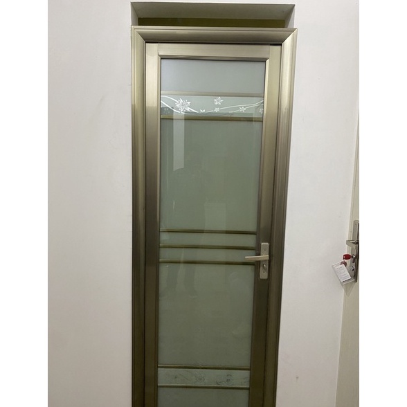 Jual Laris.. Set Pintu Kamar Mandi/Pintu Aluminium/Full kaca/Pintu