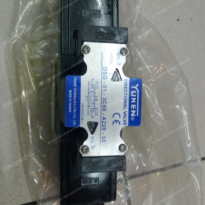 Jual Solenoid Valve Yuken Dsg C A Voltase Ac V Shopee