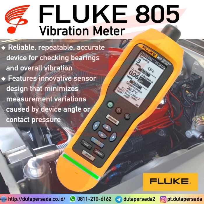 Jual Fluke 805 Vibration Meter Shopee Indonesia