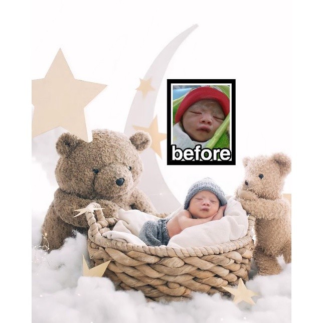 Jual Edit Foto Bayi + Cetak 14Rs / Edit Foto Bayi Newborn / Edit foto ...