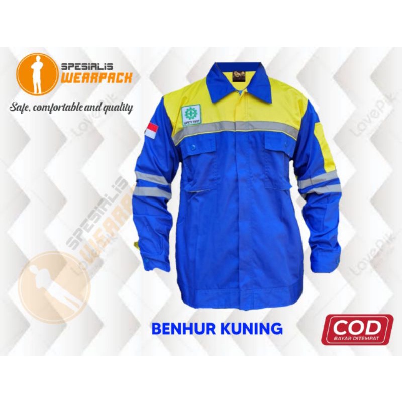 Jual Wearpack Safety atasan/baju kerja proyek lengan panjang/warna ...