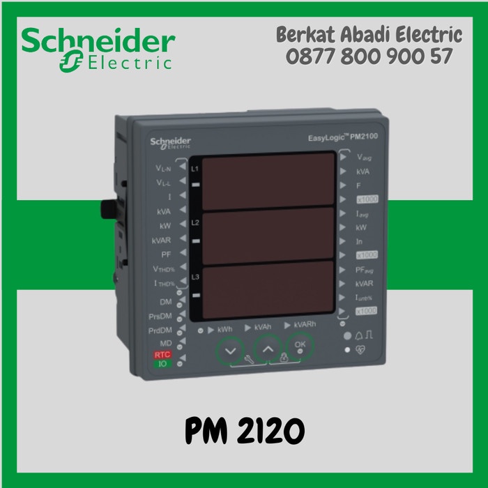 Jual Jual Pm 2120 Pm2120 Metsepm2120 Power Meter Schneider New