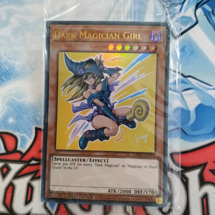 Dark Magician Girl LART-EN035 Lost Art Sealed Promo Limited Mint Yu-Gi-Oh