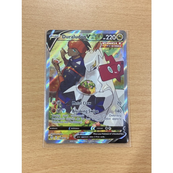 Duraludon V (198/203) (Alternate Art) [Sword & Shield: Evolving Skies] Duraludon  V (Alternate Full Art) - Evolving Skies - Pokemon Card Prices ...