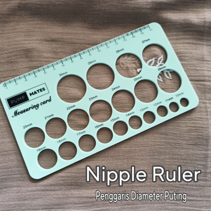 Jual Pump Mates Penggaris Diameter Puting Nipple Ruler Untuk Mengukur