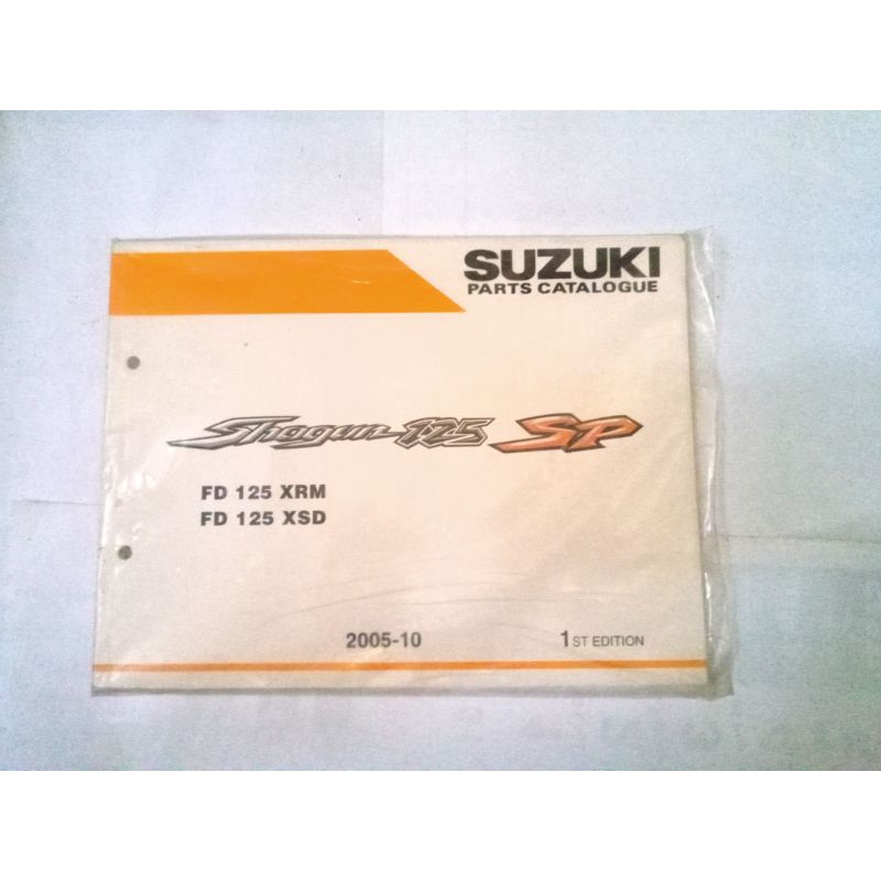 Jual Buku Katalog Shogun Sp Original Shopee Indonesia