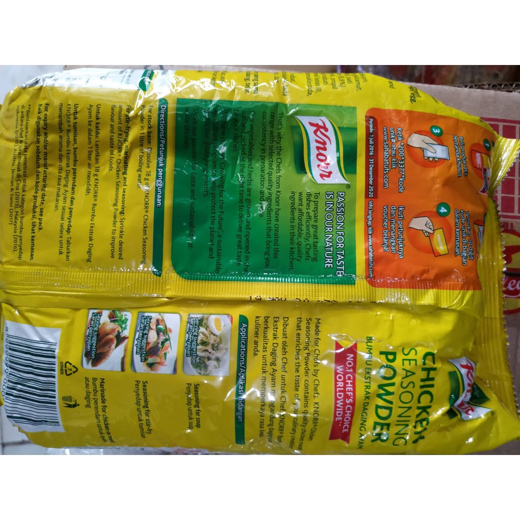 Jual Knorr Seasoning Powder 1kg Exp Mei 2024 Shopee Indonesia