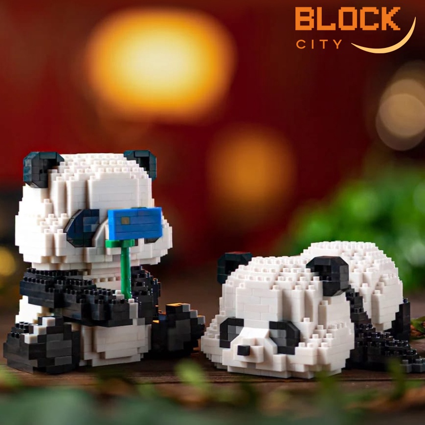 Jual ' ky BLOCK CITY NANO BLOK PANDA SERIES/ MAINAN BALOK SUSUN/ BRICKS ...