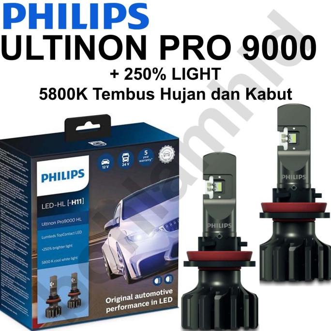 Jual Promo Lampu Led Philips Ultinon Pro9000 Pro 9000 H11 H16 H8 Xtreme Ultinon Shopee Indonesia 8997